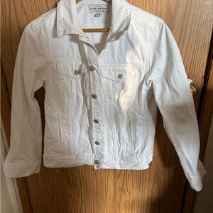 Lucky Brand Women's Ivory Jean Jacket